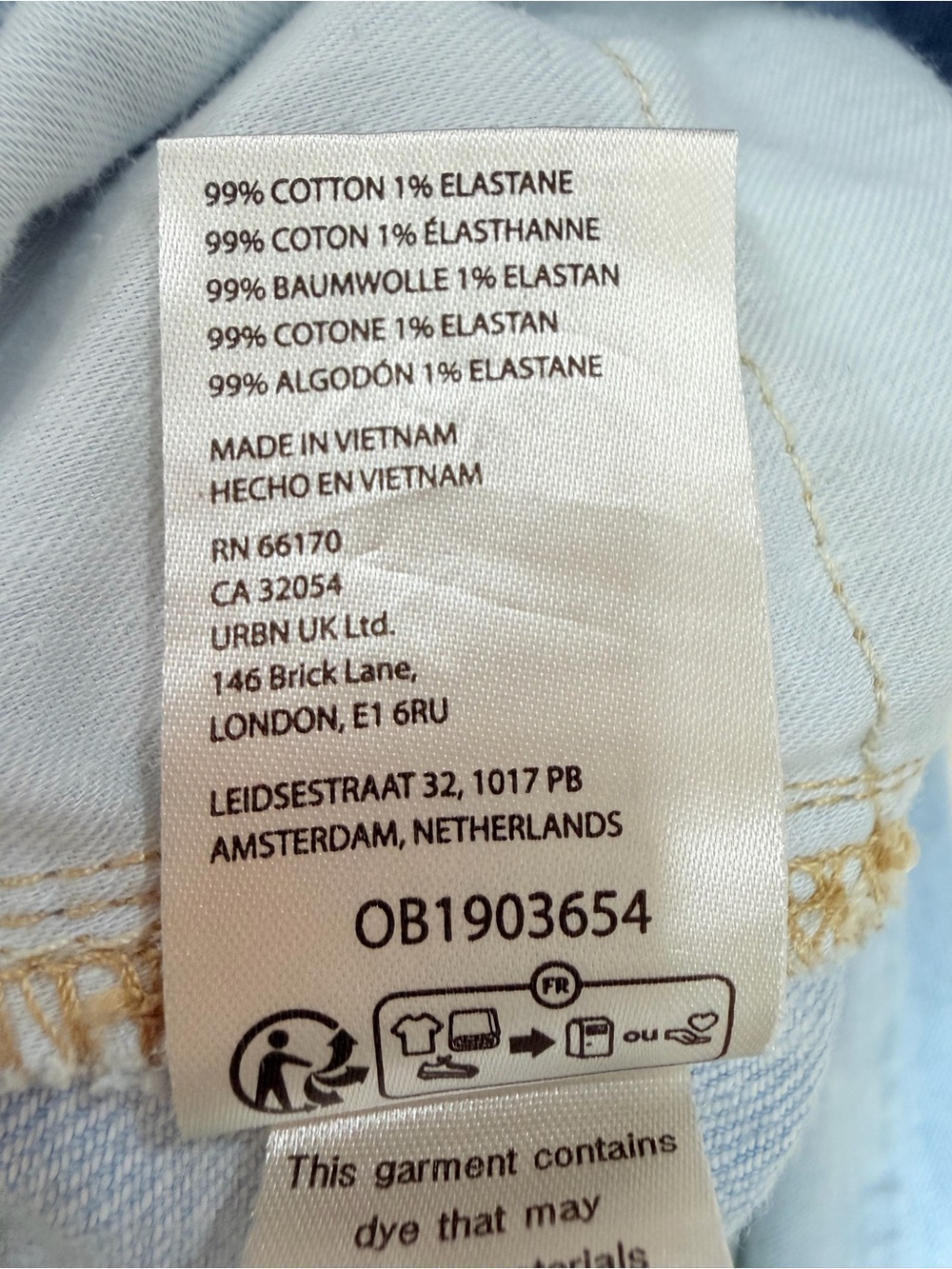 Pilcro Light Blue Wide Leg Cropped Jeans - Picture 8 of 8